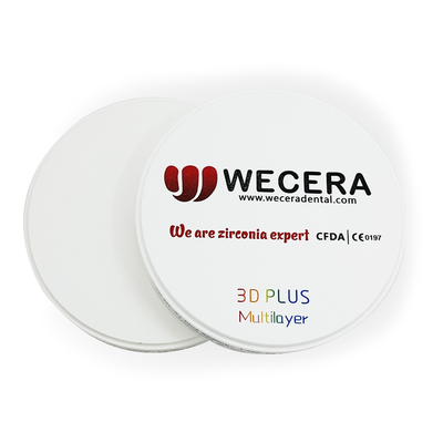 16 Shades 1050Mpa Yttria Stabilized Zirconia High Translucent Amann Girrbach