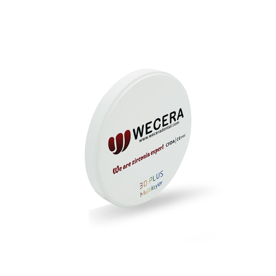 57% Translucent Yttria Stabilized Zirconium Preshaded Multilayer A1 98*18mm