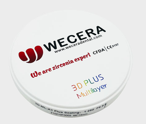 Full Contour Crowns Three-Level Zirconium Ceramics Ideal Dental Milling Center Offering Precision and Long Term Stability