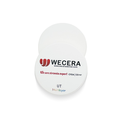 A1 A2 A3 Multilayer Ultra Translucent Zirconia Disc Dental Roland VHF Imes Icore