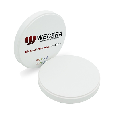 Multi Layer 57% Translucency Zirconia Disc For Roland/VHF/Imes-Icore