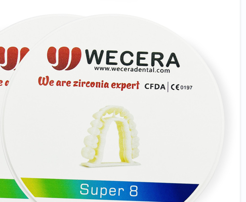 1200 Mpa Strength Material Zirconia Dental Block With 16 Shades Coloring Liquids