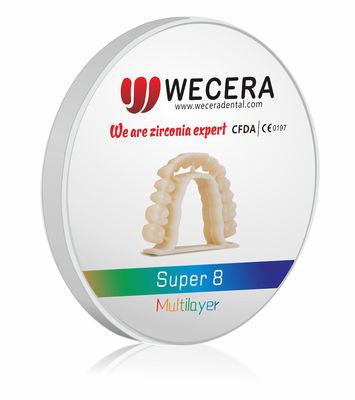 900Mpa Bending Strength Multilayer Zirconia Disc for Superior and Long-Lasting Dental Restorations