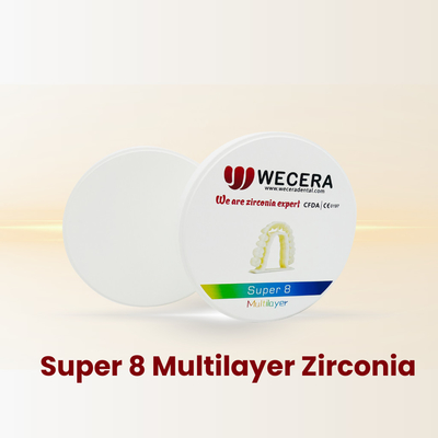 98 Mm Diameter Multi-Layer Zircon Disc for Consistent Zirconia Manufacturing