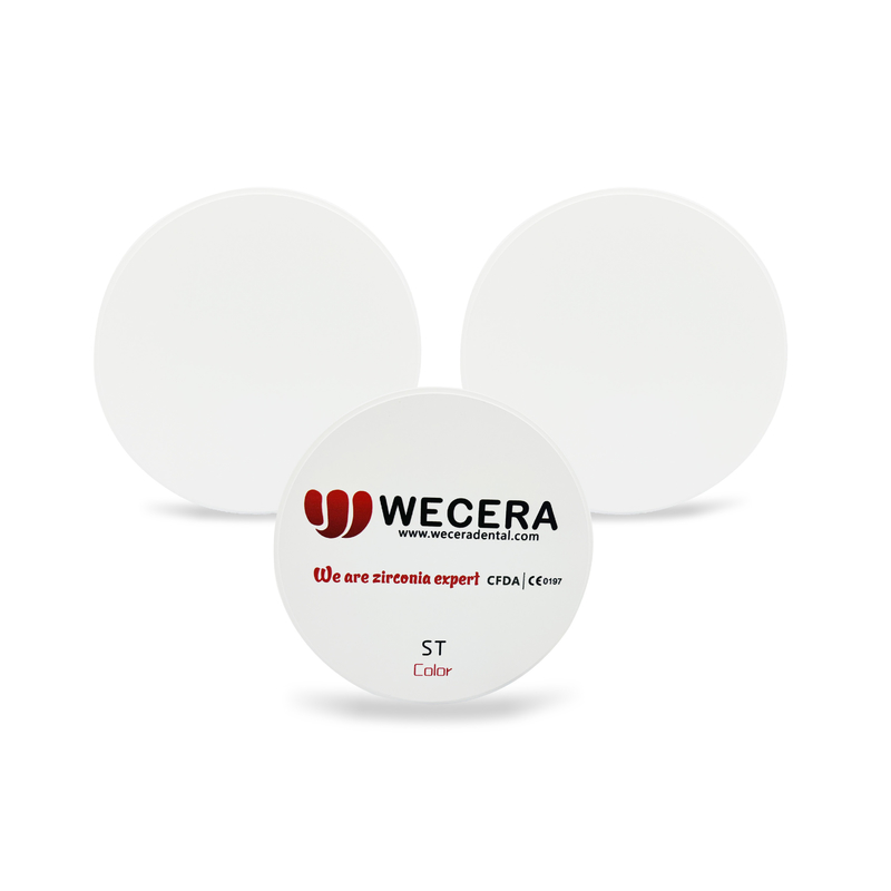 1100Mpa Dental Zirconium Oxide Ceramic Blank Milling Disc D2 98*14mm