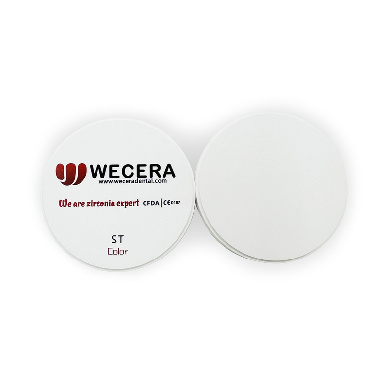 No Coloring Liquid Dental Zirconia Block B4 D98*12mm 1100Mpa Strength