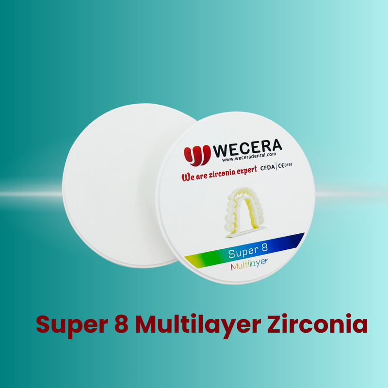 Multilayer Preshaded Injection Zirconia Blocks 1350.C For Dentistry